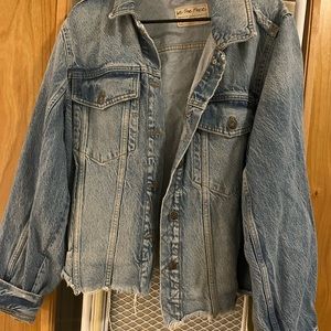 Free people denim jacket XL